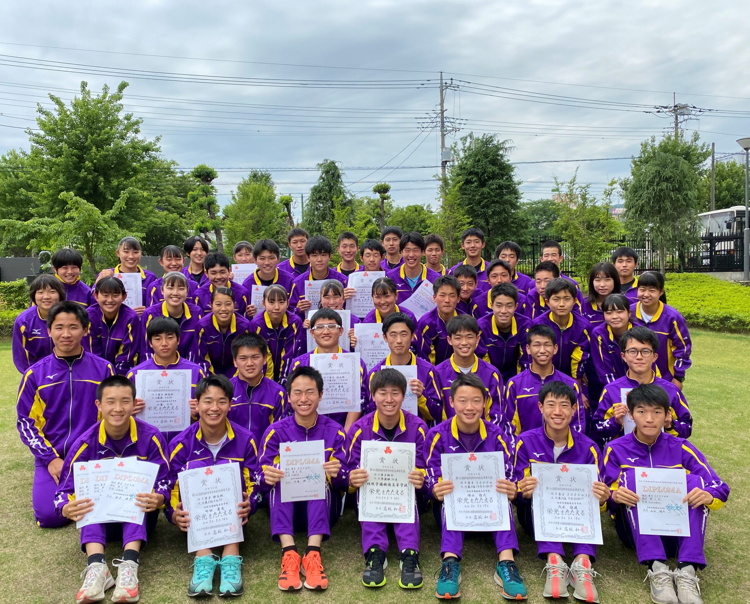 陸上部 高校総体 男子総合第２位 関東大会出場者22名 樹徳高等学校 学校法人 明照学園